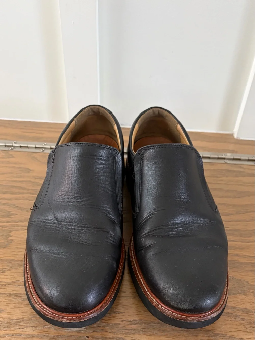 Samuel Hubbard Men’s Frequent Traveler Loafers | Black Leather | Size 10.5